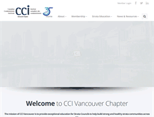 Tablet Screenshot of ccivancouver.ca